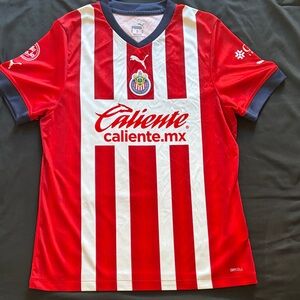 Puma Chivas Club Deportivo Guadalajara 2022-23 Home Jersey Shirt Girls XL
